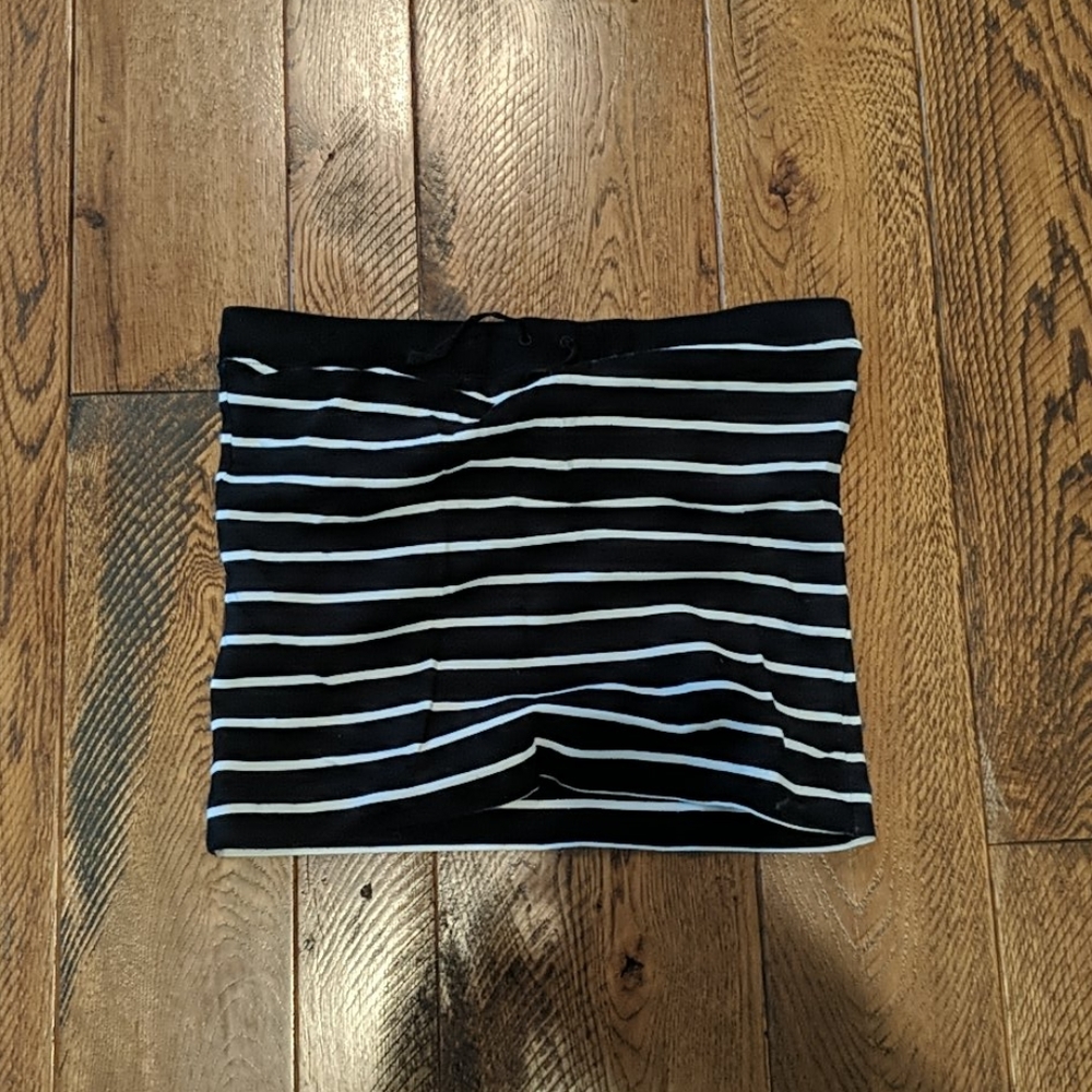 3/$20 Gap black and white tube top size S